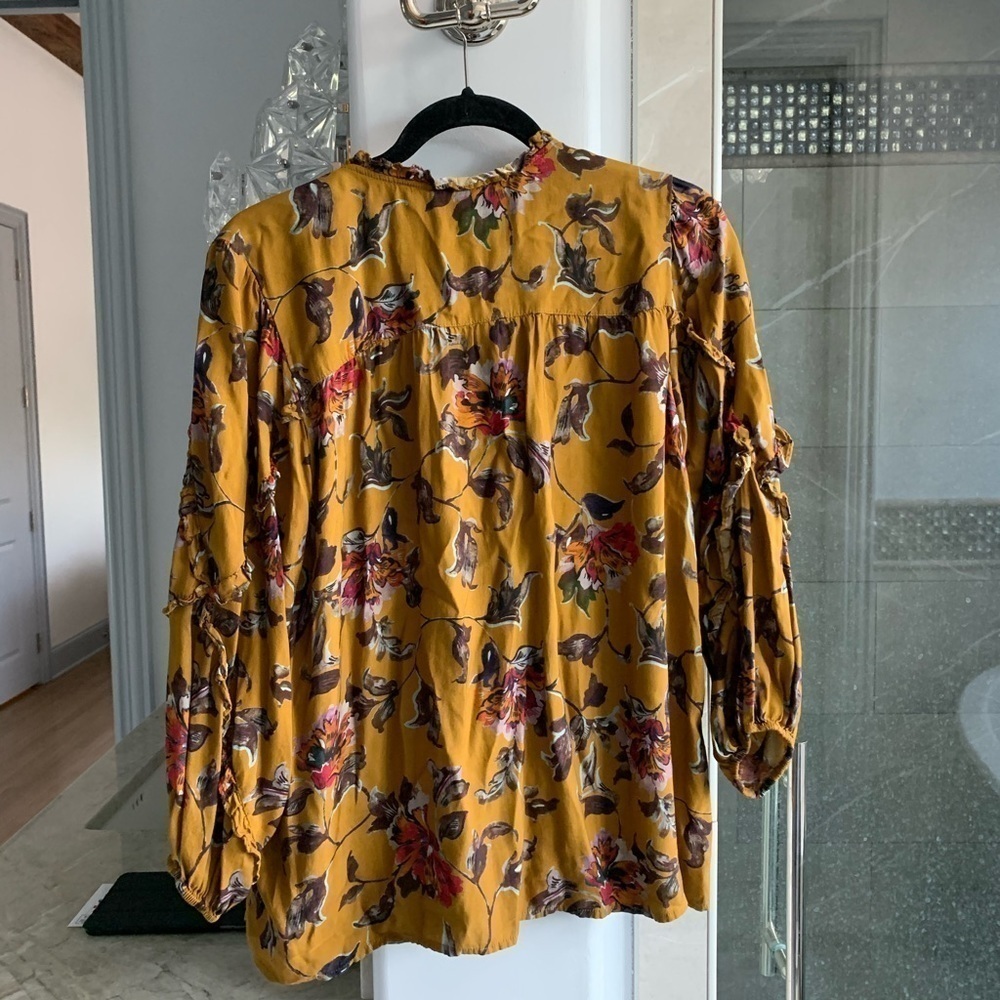 JOHNNY WAS RUFFLE DETAIL BLOUSE - Picture 10 of 14